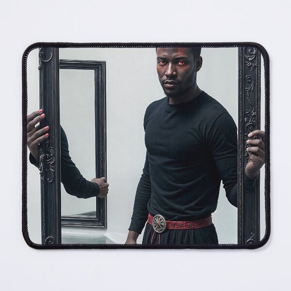 Item preview, "Beyond the Reflection – Dark Fantasy Mirror Illusion" designed and sold by PrintPulseVibe.