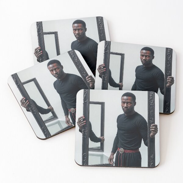 Item preview, "Beyond the Reflection – Dark Fantasy Mirror Illusion" designed and sold by PrintPulseVibe.