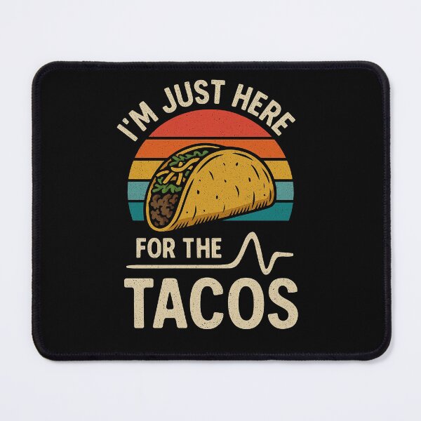 Item preview, Retro Taco Lover Heartbeat Design designed and sold by Nordo Studio.