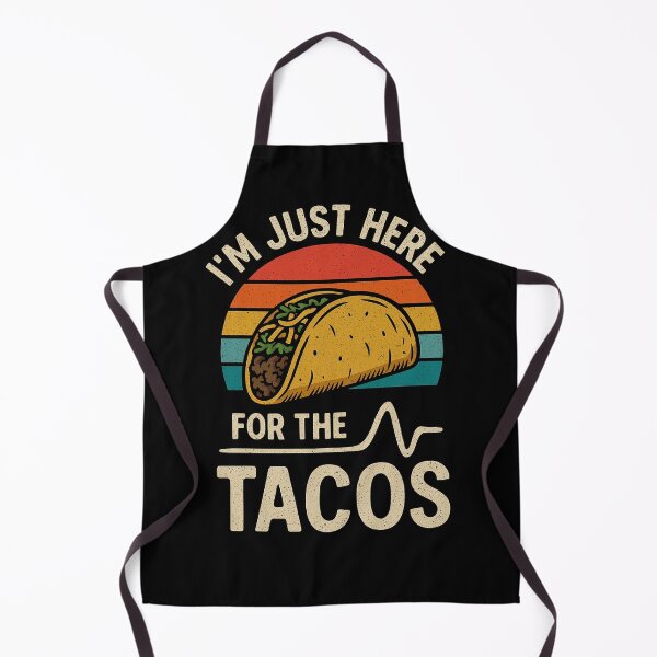 Item preview, Retro Taco Lover Heartbeat Design designed and sold by Nordo Studio.