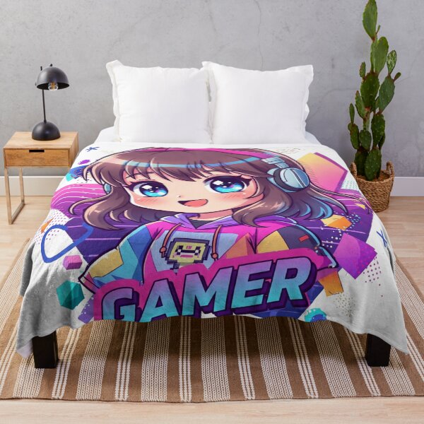 Item preview, Retro Gamer Girl Pixel Style designed and sold by JonelleTshirts.