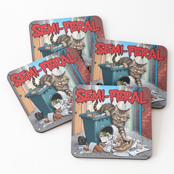 Item preview, SEMI-FERAL! designed and sold by AshesArtistry.