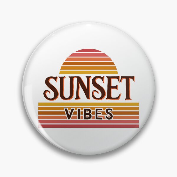 Item preview, Sunset Vibes – Vintage Aesthetic Retro Sunset Design for Summer and Beach Lovers designed and sold by DrawHandArt.