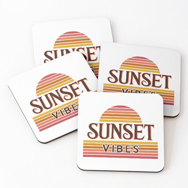 Item preview, Sunset Vibes – Vintage Aesthetic Retro Sunset Design for Summer and Beach Lovers designed and sold by DrawHandArt.