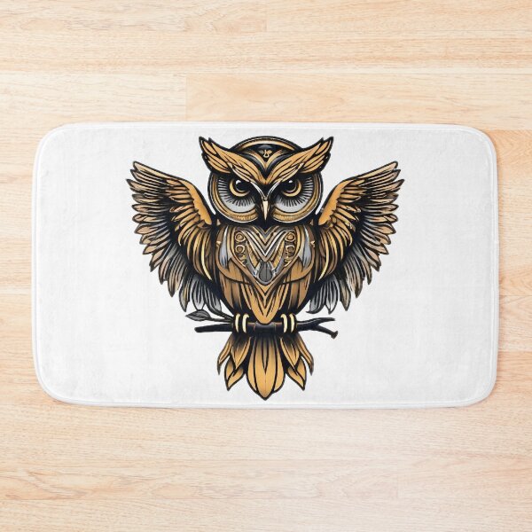 Item preview, Athena Gold Owl Symbol designed and sold by ViaARTfactory.
