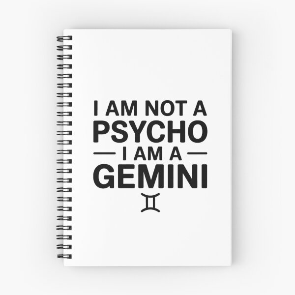 Item preview, I am not a psycho, I am a GEMINI designed and sold by Ink And Inspire.