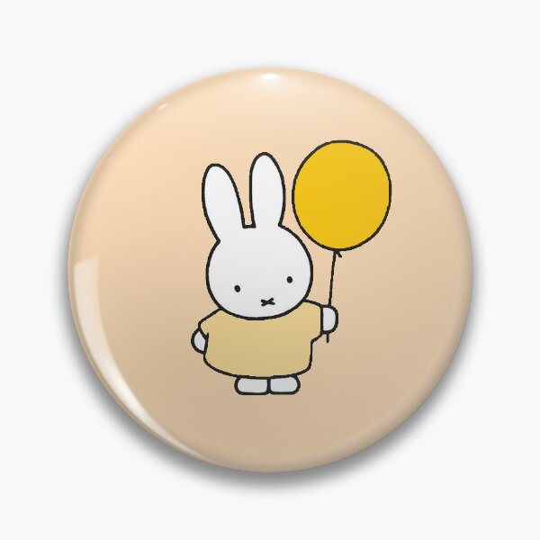 Item preview, Miffy Bunny Sticker – Miffy Holding a Balloon designed and sold by Llamadiz.