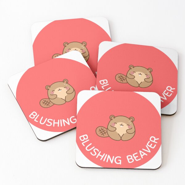 Item preview, Blushing Beaver designed and sold by ThreeFrenchies.