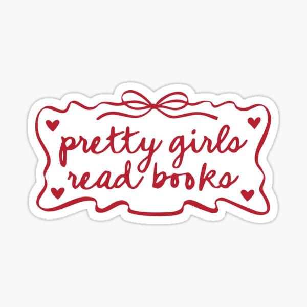 Vista previa del artículo con la obra «Las chicas guapas leen libros», diseñado y vendido por cozy creatures council.