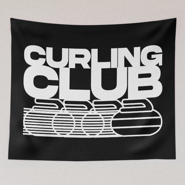 Item preview, Curling Club - Stylish Curling Stones Sport Design (white) designed and sold by jimmy-digital.