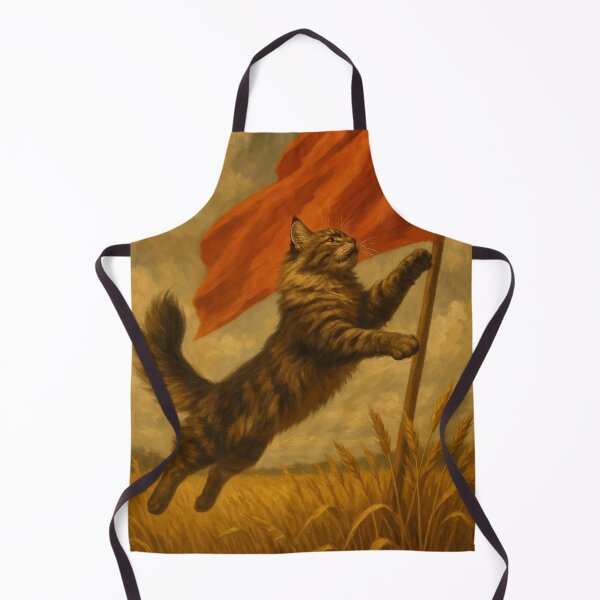Item preview, Heroic Maine Coon Leaps for Glory designed and sold by LesChatsArt.