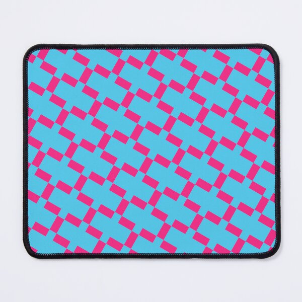Item preview, Pink Chainlink On Teal Background Endless Seamless Pattern designed and sold by EvergreenMotifs.