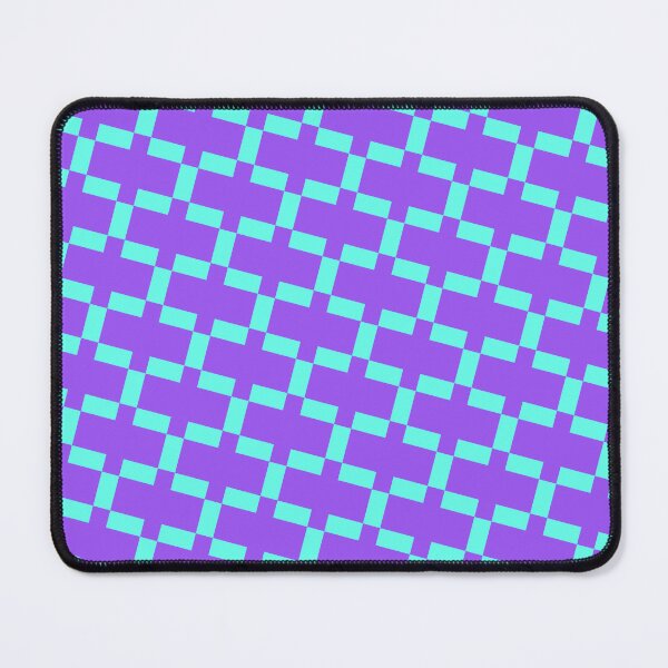 Item preview, Teal Chainlink On Purple Background Endless Seamless Pattern designed and sold by EvergreenMotifs.