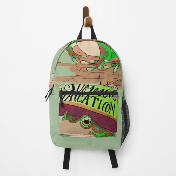 Item preview, summer vacation cute frog with hat designed and sold by Mudikeys.