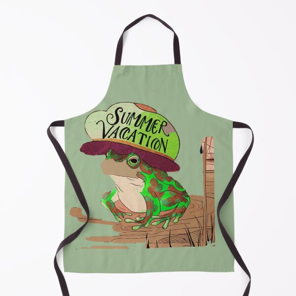 Item preview, summer vacation cute frog with hat designed and sold by  Mudikeys.