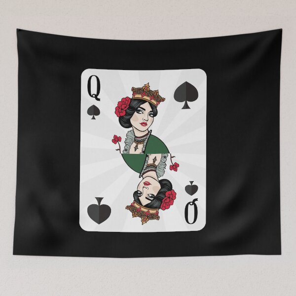 Item preview, Queen of Spades Unisex Premium Hoodie designed and sold by knalpot-design.