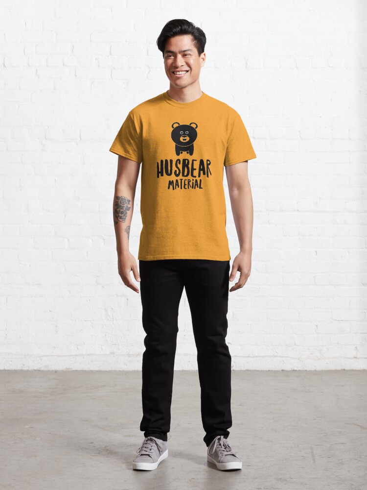 Alternate view of Husbear Material Classic T-Shirt