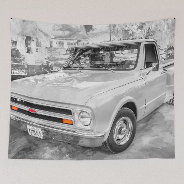 Item preview, 1967 Gray Chevrolet Stepside C10 Stepside Pickup Truck X112 designed and sold by RichFrancoCars.