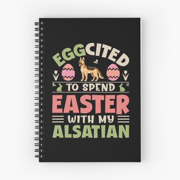 Item preview, Alsatian Easter Funny Hoppy Spring Holiday Wolf Dog Quote designed and sold by eclecTEEq.