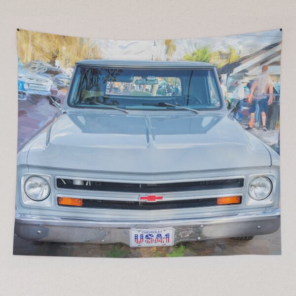 Item preview, 1967 Gray Chevrolet Stepside C10 Stepside Pickup Truck X113 designed and sold by RichFrancoCars.