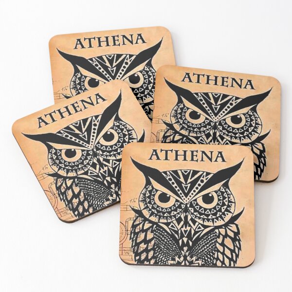 Item preview, Athena Owl Symbol designed and sold by ViaARTfactory.