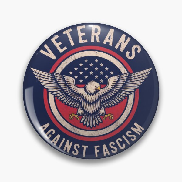 Item preview, Veterans Against Fascism Distressed Vintage Design designed and sold by TrendyTees12.