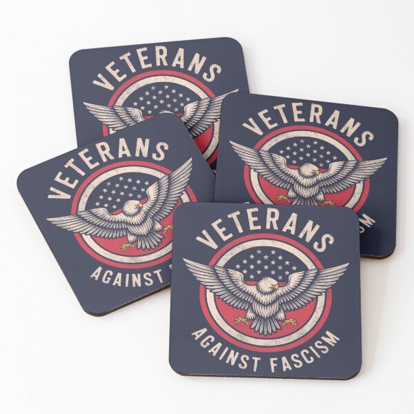 Item preview, Veterans Against Fascism Distressed Vintage Design designed and sold by TrendyTees12.