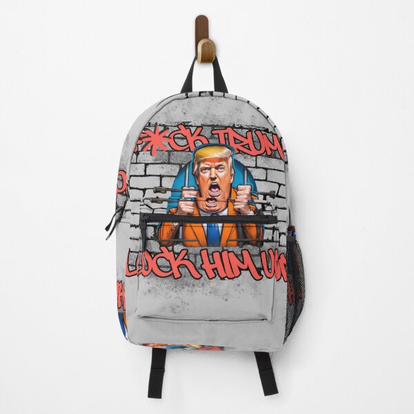 Item preview, FXCK_TRUMP LOCK HIM UP TAG DESIGN designed and sold by FXCK-TRUMP-ART.