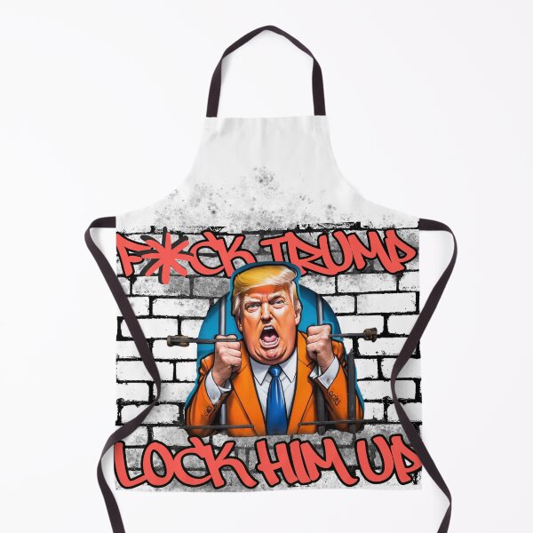 Item preview, FXCK_TRUMP LOCK HIM UP TAG DESIGN designed and sold by FXCK-TRUMP-ART.