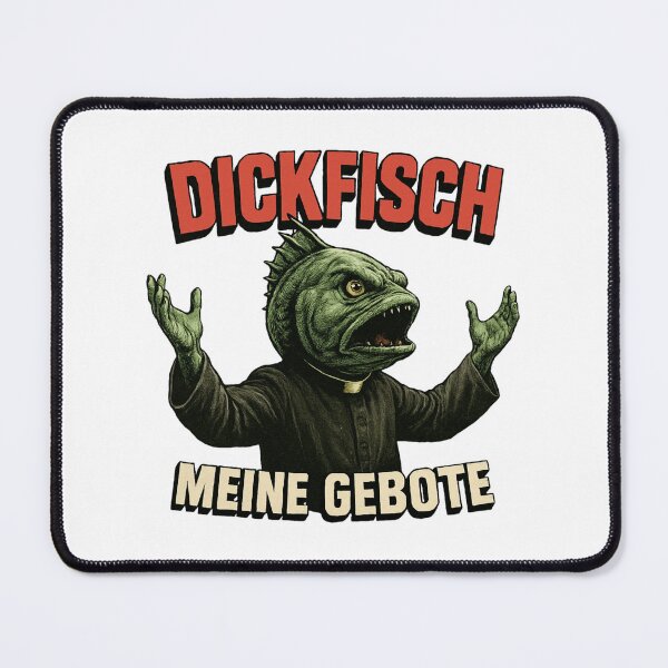 Item preview, Dickfisch as priest "My Commandments" designed and sold by DickfischWear.