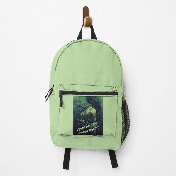 Item preview, Feeding the Inner Beast – Dark Surreal Horror Green Art designed and sold by Anomaly Effect.