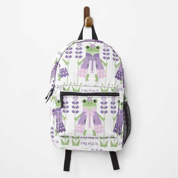 Item preview, Frogue Royalcore – Lavender Princess Frog Pattern Design designed and sold by Void & Valor.