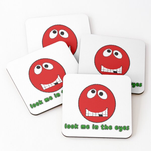Item preview, Look Me in the Eyes RED EDITION– Funny Goofy Face Design designed and sold by SyrianVibes.