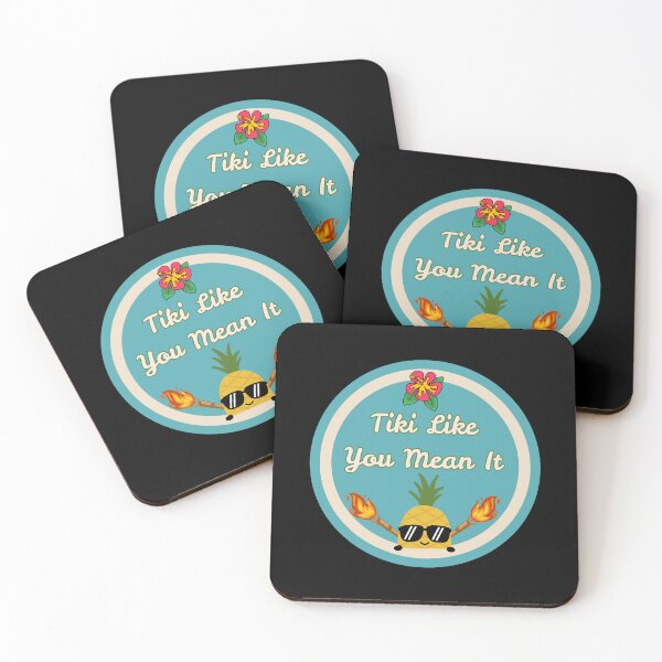 Item preview, Tiki Like You Mean It! - Pineapple Tiki Bar Merch designed and sold by OozingOut.