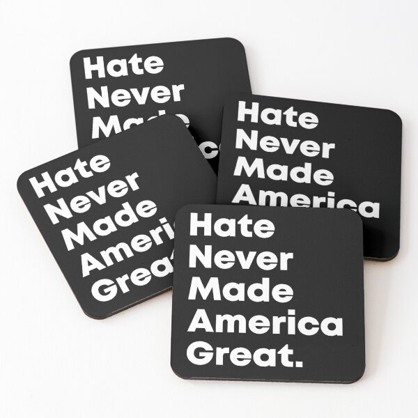 Item preview, Hate Never Made America Great - Anti Trump designed and sold by PixVib.