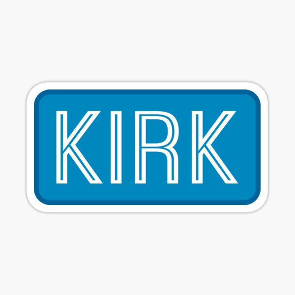 Item preview, Kirk Name designed and sold by Jeallan Designs.
