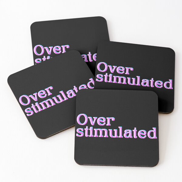 Item preview, Overstimulated – Aesthetic ADHD-Inspired merch designed and sold by HotaruArt.