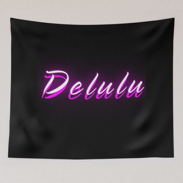 Artikelvorschau, Delulu Hoodie – Trendiges Internet-Slang-Design, ästhetischer Merch entworfen und verkauft von HotaruArt.