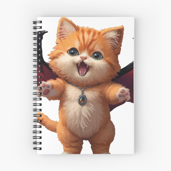 Item preview, Adorable Vampire Kitten - Kawaii Halloween Illustration designed and sold by DesignMapachiss.