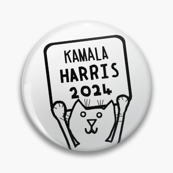 Item preview, Cat Holding Kamala Harris Sign designed and sold by ellenhenry.