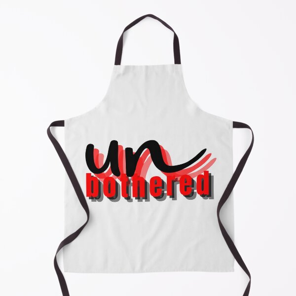 Item preview, Unbothered Hoodie – Confident Minimalist Statement Aesthetic Word Art merch designed and sold by HotaruArt.