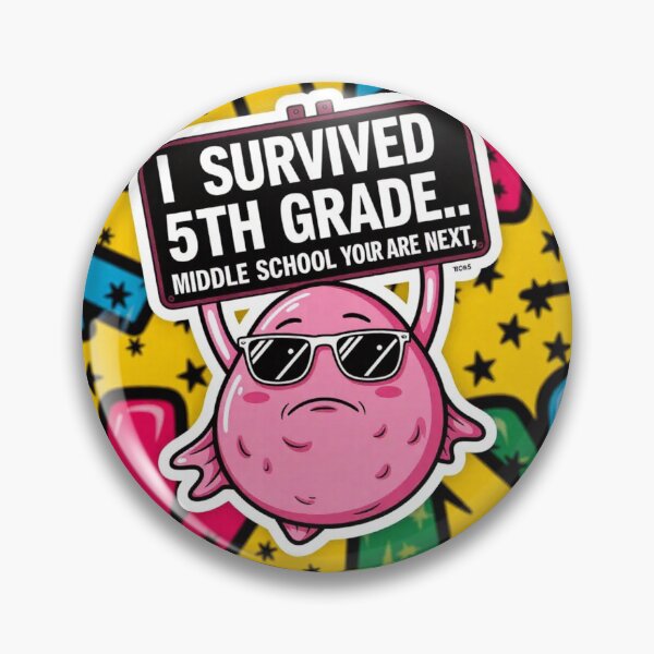 Item preview, I survived 5th grade, middle school your are next, graduation, 5th grade designed and sold by HippyTees.