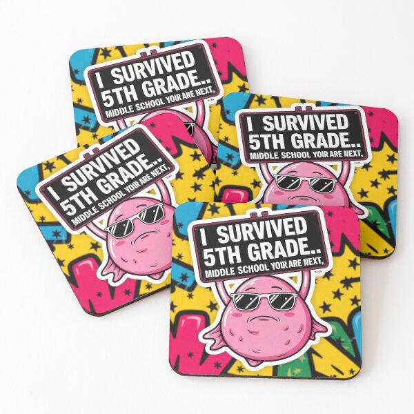 Item preview, I survived 5th grade, middle school your are next, graduation, 5th grade designed and sold by HippyTees.
