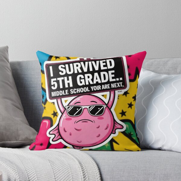 Item preview, I survived 5th grade, middle school your are next, graduation, 5th grade designed and sold by HippyTees.
