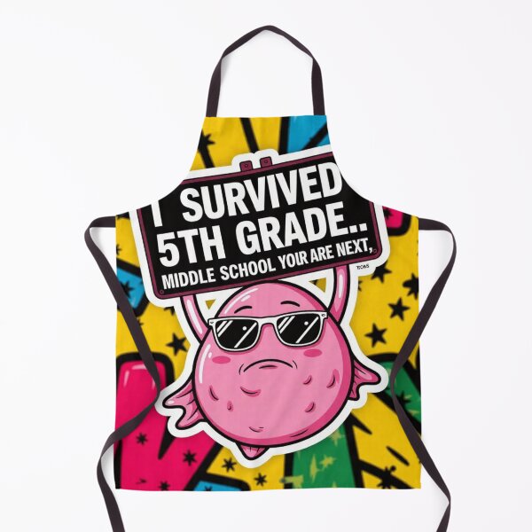 Item preview, I survived 5th grade, middle school your are next, graduation, 5th grade designed and sold by HippyTees.