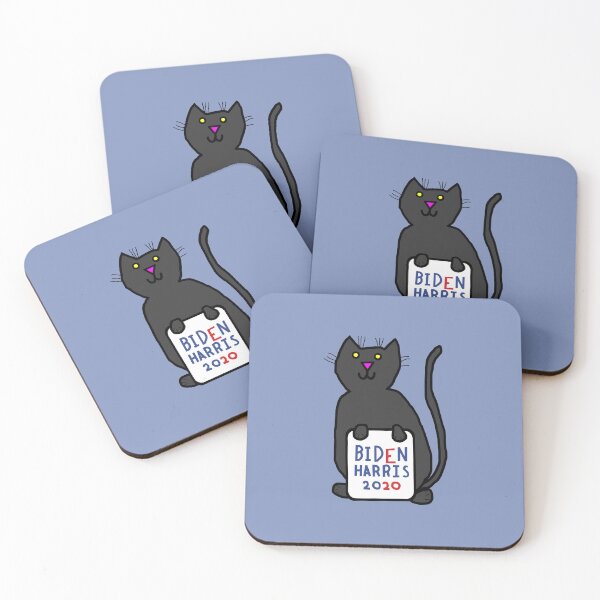 Item preview, Cute Cat with Biden Harris Sign designed and sold by ellenhenry.
