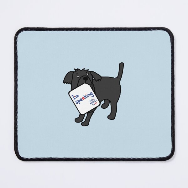 Item preview, Small Dog with Kamala Harris I'm Speaking Quote designed and sold by ellenhenry.