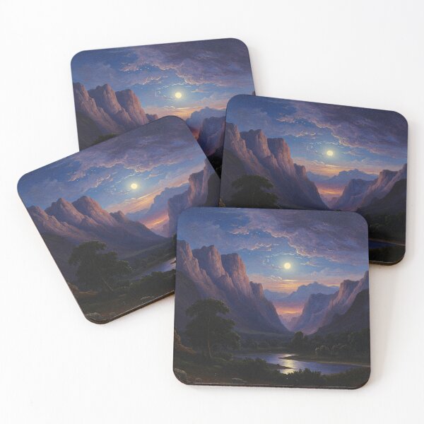 Item preview, Starry Night Over a Tranquil Landscape designed and sold by Marcela's world and universe.