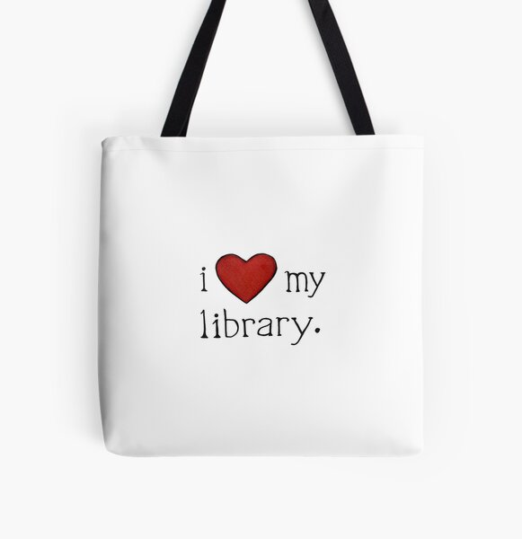Vista previa del artículo con la obra «Me encanta mi biblioteca», diseñado y vendido por bbyzablong.