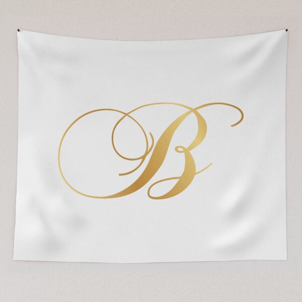 Item preview, luxury gold letter B designed and sold by bc21design.